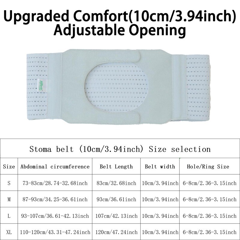 Ostomy Support Belt Adjustable Stoma Support Belt Ostomy Hernia Belt Ileostomy