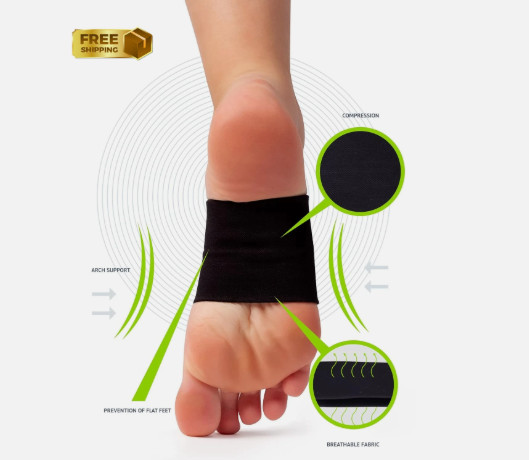 Arch Support Sleeves Plantar Fasciitis Flat Feet Pain Relief Compression Foot