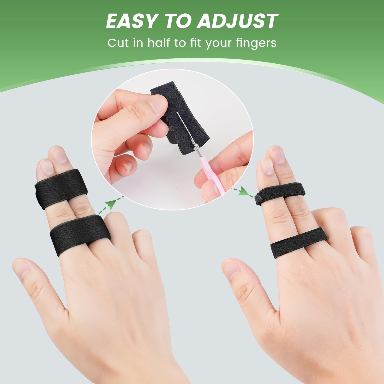 Buddy Tape Finger Straps, 10 Pack