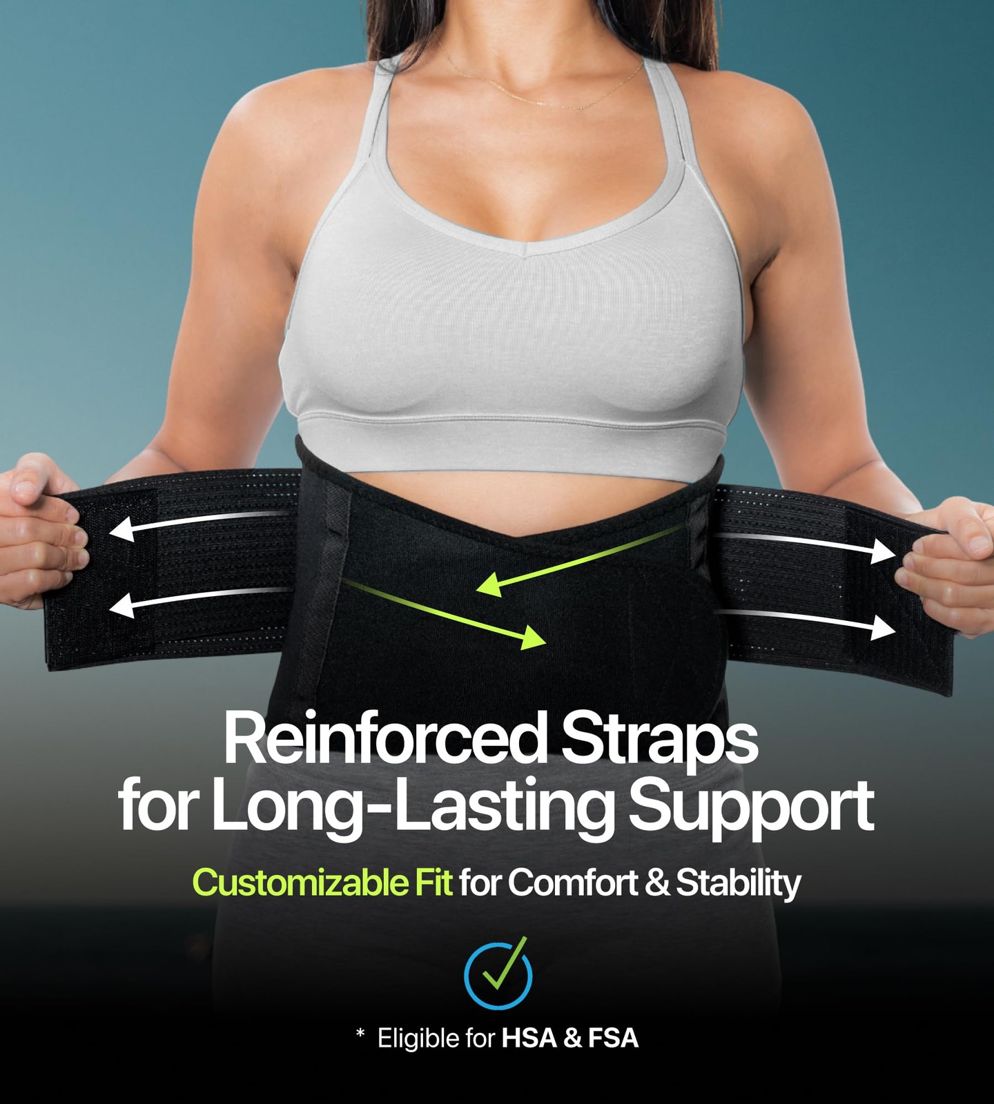 Plus Size Back Brace for Lower Back Pain |4XL| Lumbar Support for Pain Relief