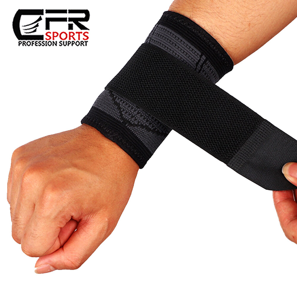 Wrist Brace Support Strap Carpal Tunnel Sprain Arthritis Sports Tennis Wrap Gym