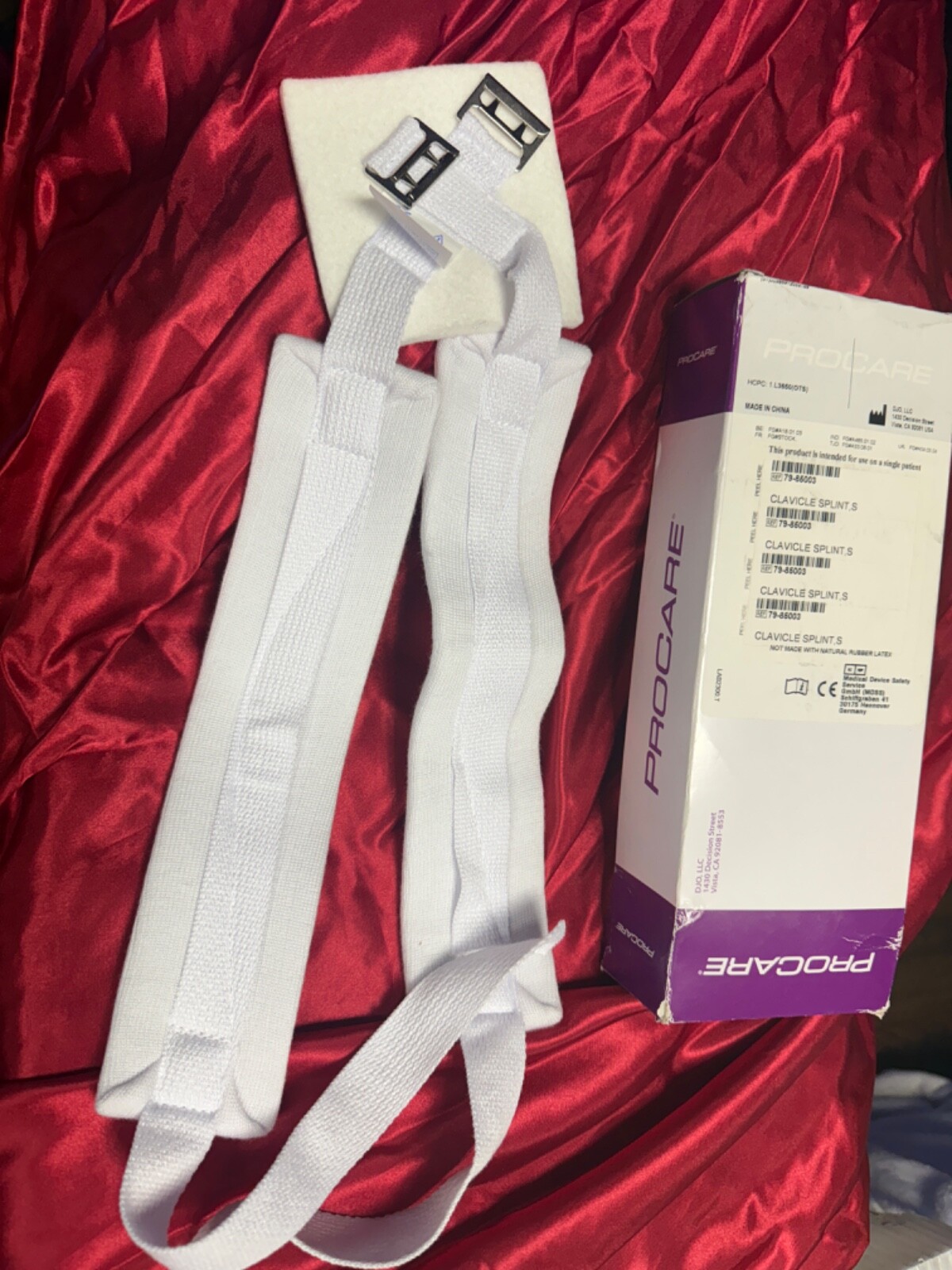 Procare Adjustable Clavicle Splint (Small) #79-85003 NEW (Box has shelf-ware)