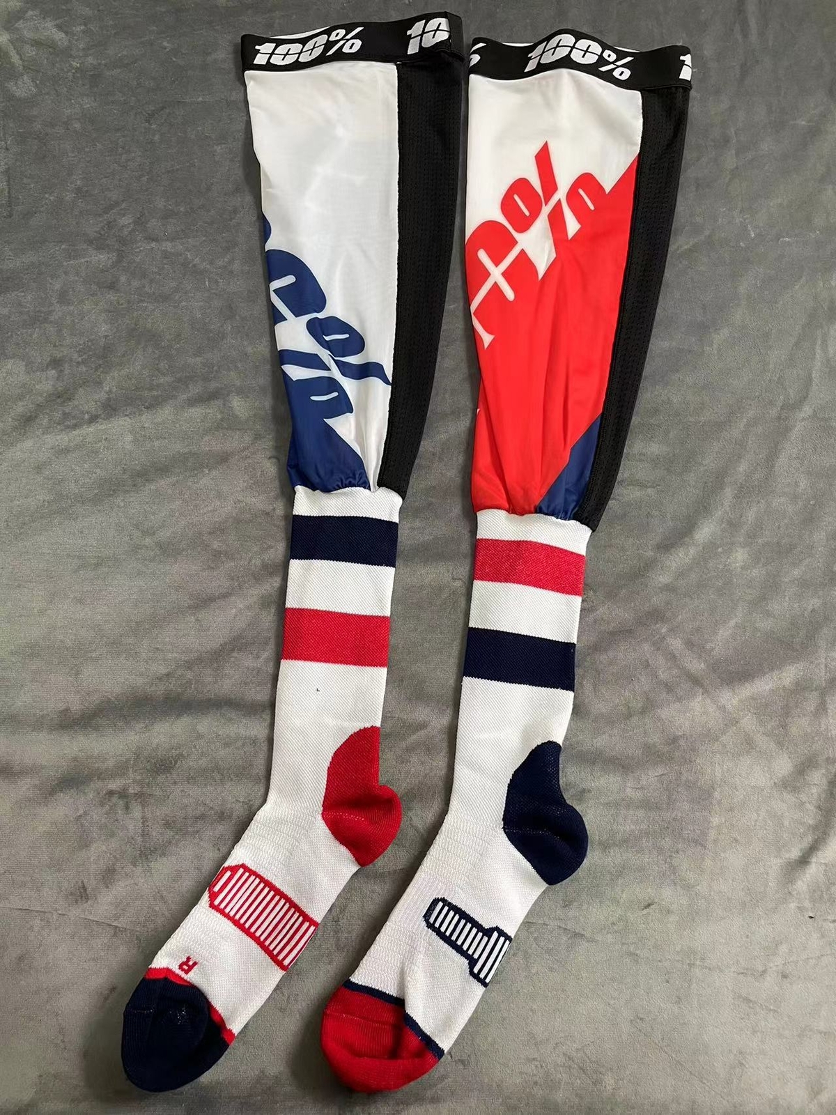 Motorcycle- Compression Knee- Brace enduro Sock Top Motocross. Socks ATV/MX Knee