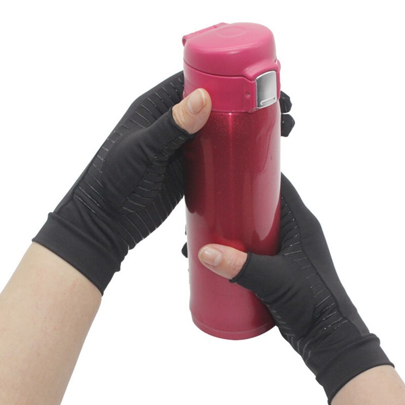 Fitness Sport Cycling Gloves Ache Pain Joint Relief Breathable Non-slip 1 Pairs