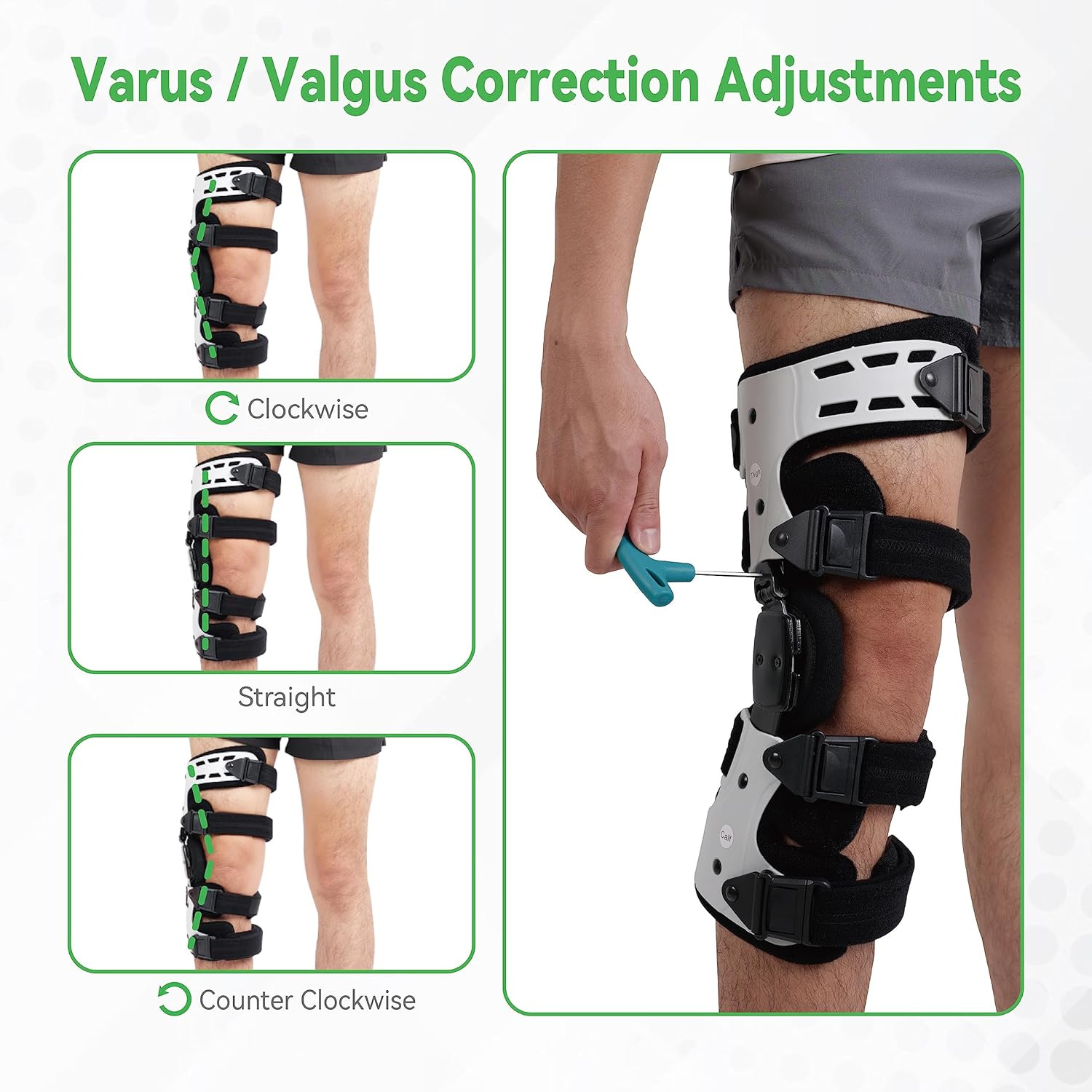 OA Unloader Knee Brace for Arthritis & Joint Pain Relief – Right Side Support