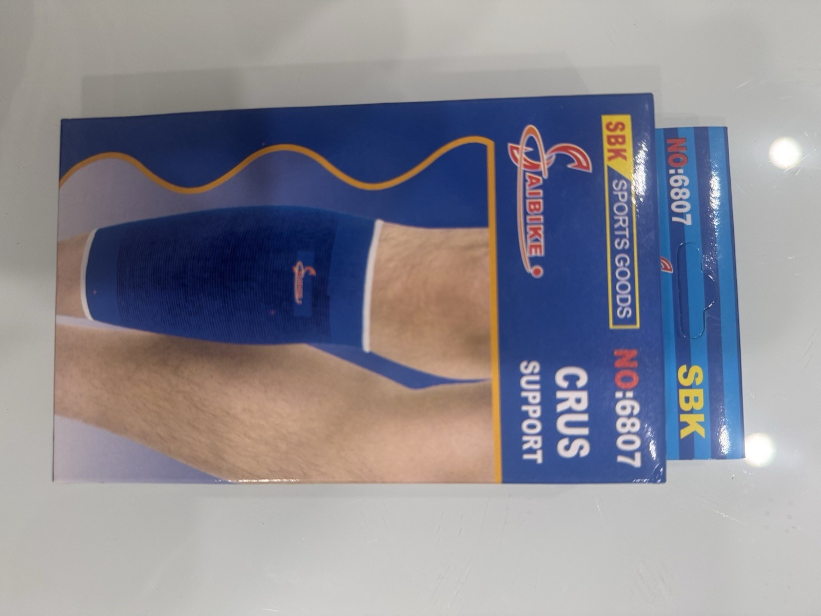 Aibike Crus Support Leg Brace Compression Sleeve Blue Easy to Wear