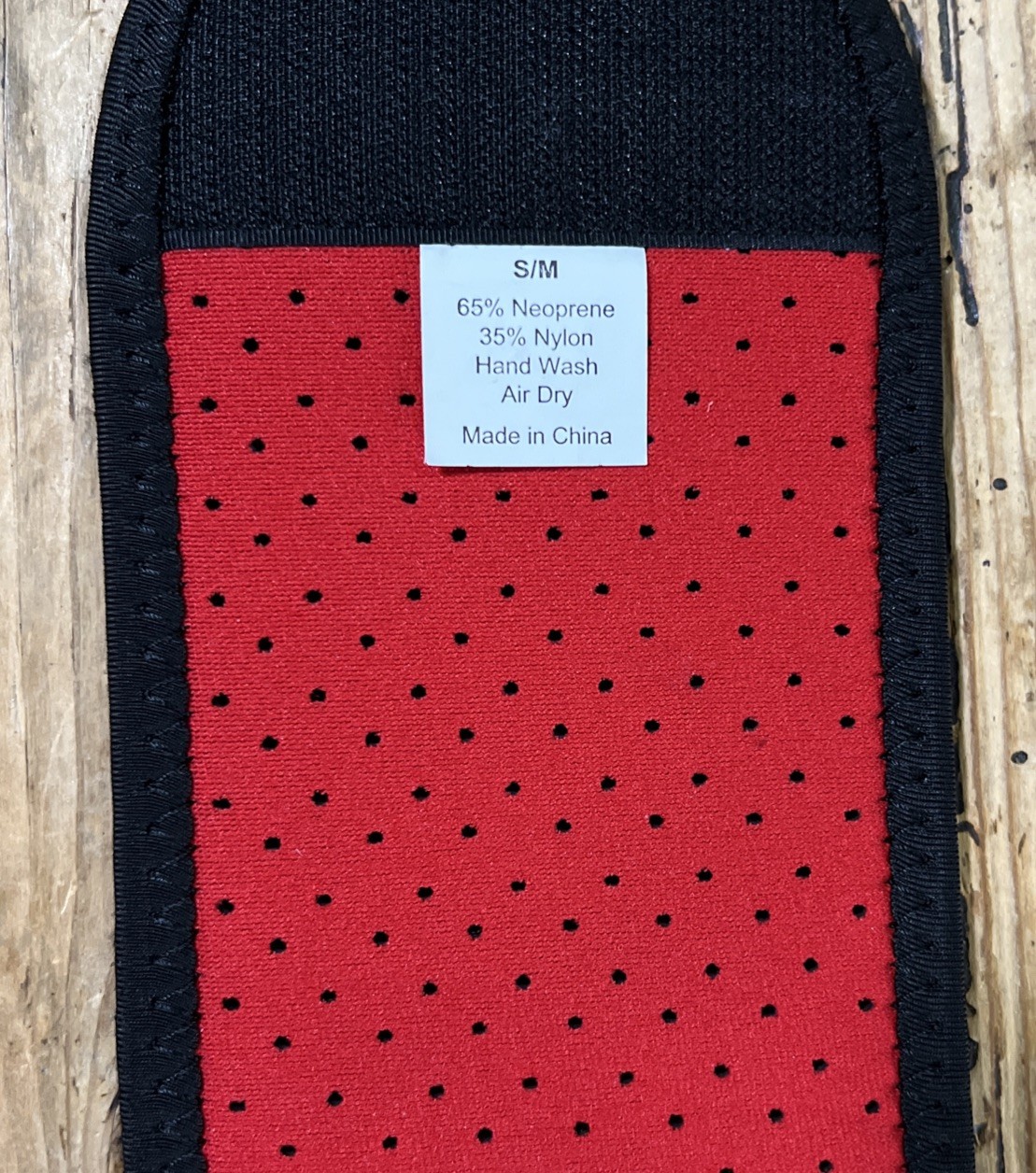 Dr. Arthritis Size S/M Black & Red Hip Wrap & Thigh Support Pain Relief Brace