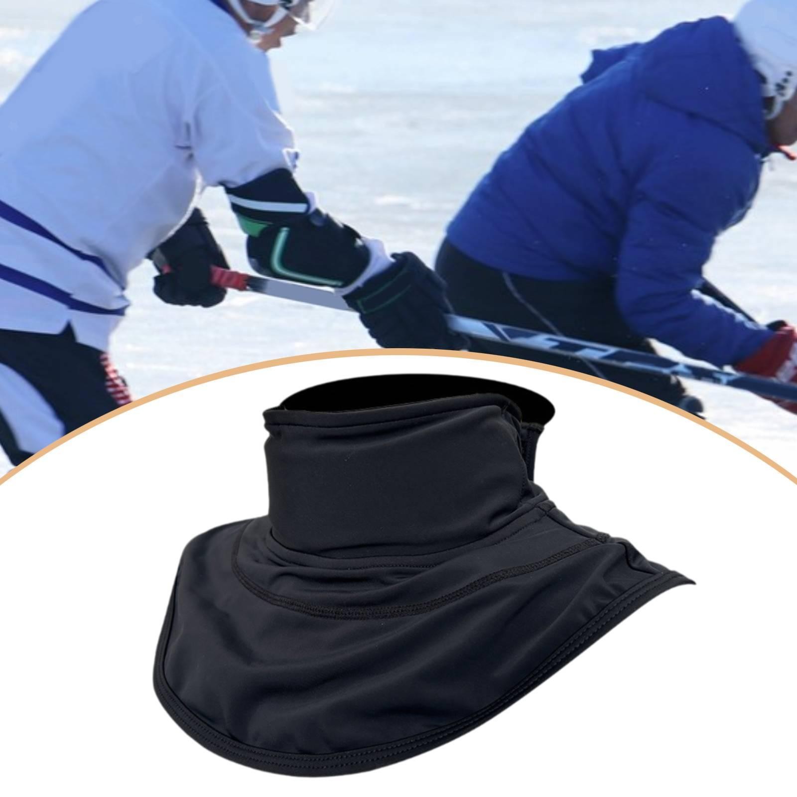 Ice Hockey Neck Guard Breathable Easy to Wear Washable Adjustable Protective