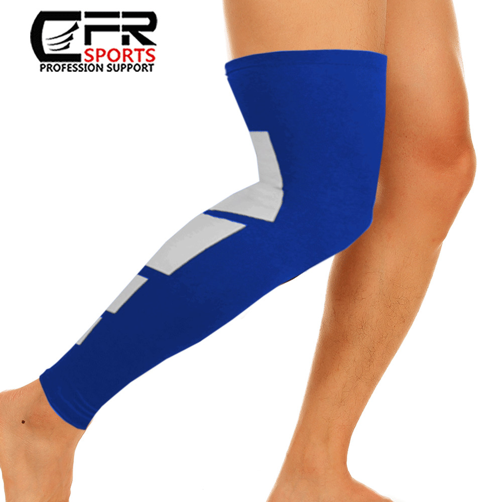 Knee Leg Sleeve Compression Brace Support Sport Pain Arthritis Relief Running CF