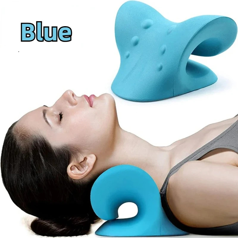 Neck & Shoulder Relaxer – Cervical Spine Traction Massage Pillow for Pain Relief