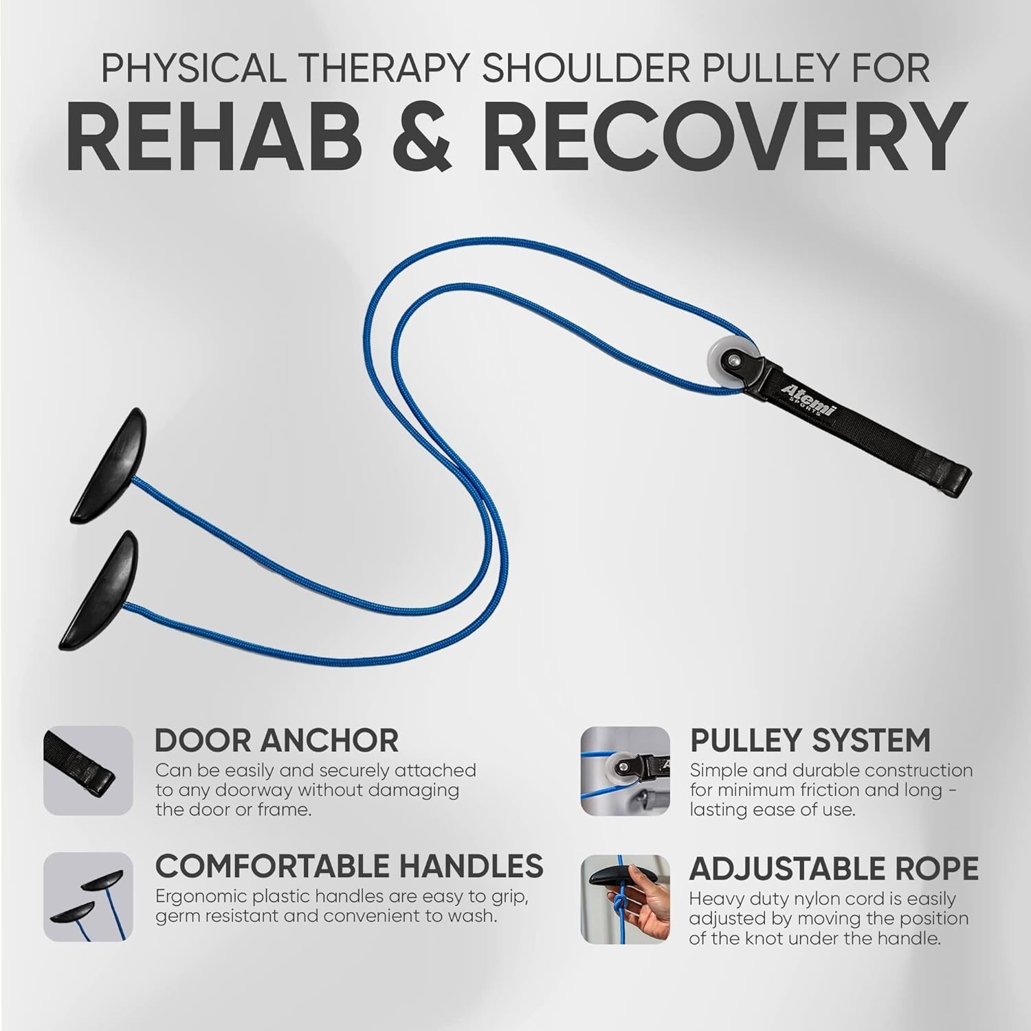 Shoulder Pulley for Physical Therapy Rotator Cuff Exerciser for Frozen Shoulders