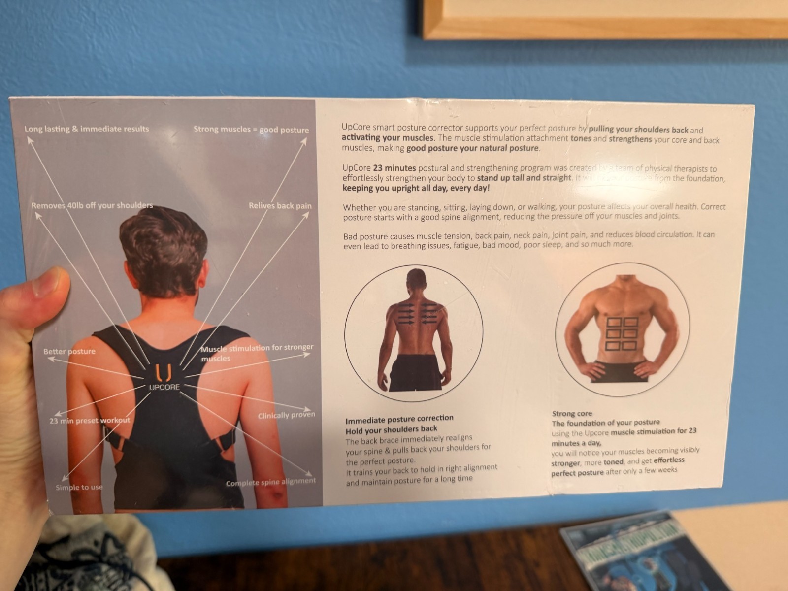UPCORE – Perfect Posture Correction Kit NEW Size Small