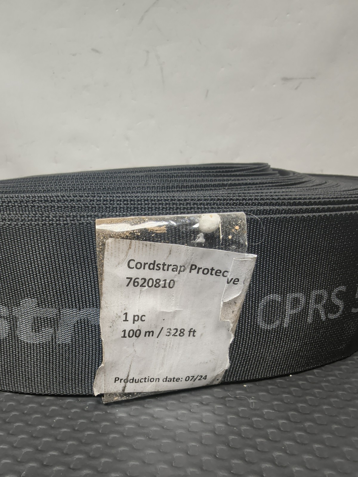 Cordstrap CPRS 50 Protective Sleeve Black For Straps Large Roll 328 Ft