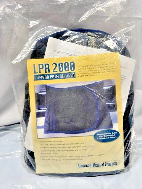 American Medical Products- LPR 2000 Lumbar Pain Reliver-DIFF SIZES *New