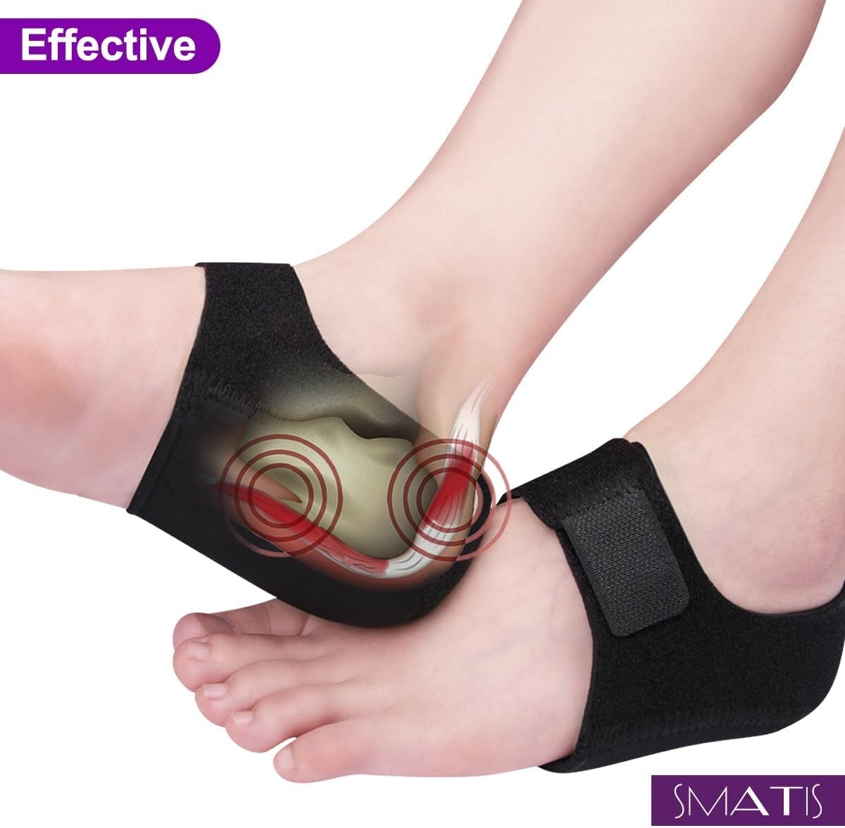 Reusable Cushioned Gel Heel Protectors – Relieve Pain & Discomfort Effectively