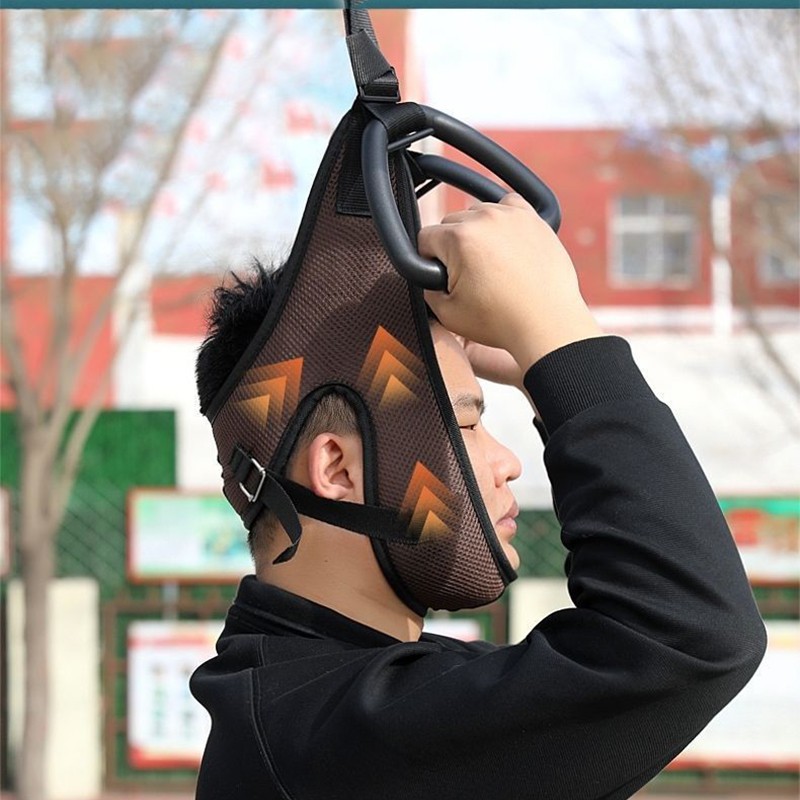 Cervical Vertebra Band Adjustable Neck Stretcher Cervical Disc Pressure Relief.