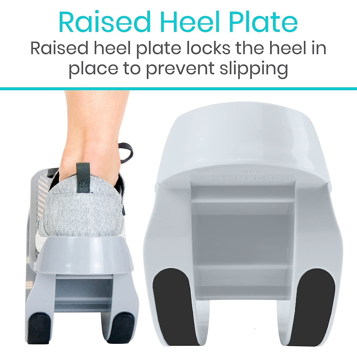 Vive Foot Rocker – Calf Stretcher for Achilles Tendinitis, Standard, Gray