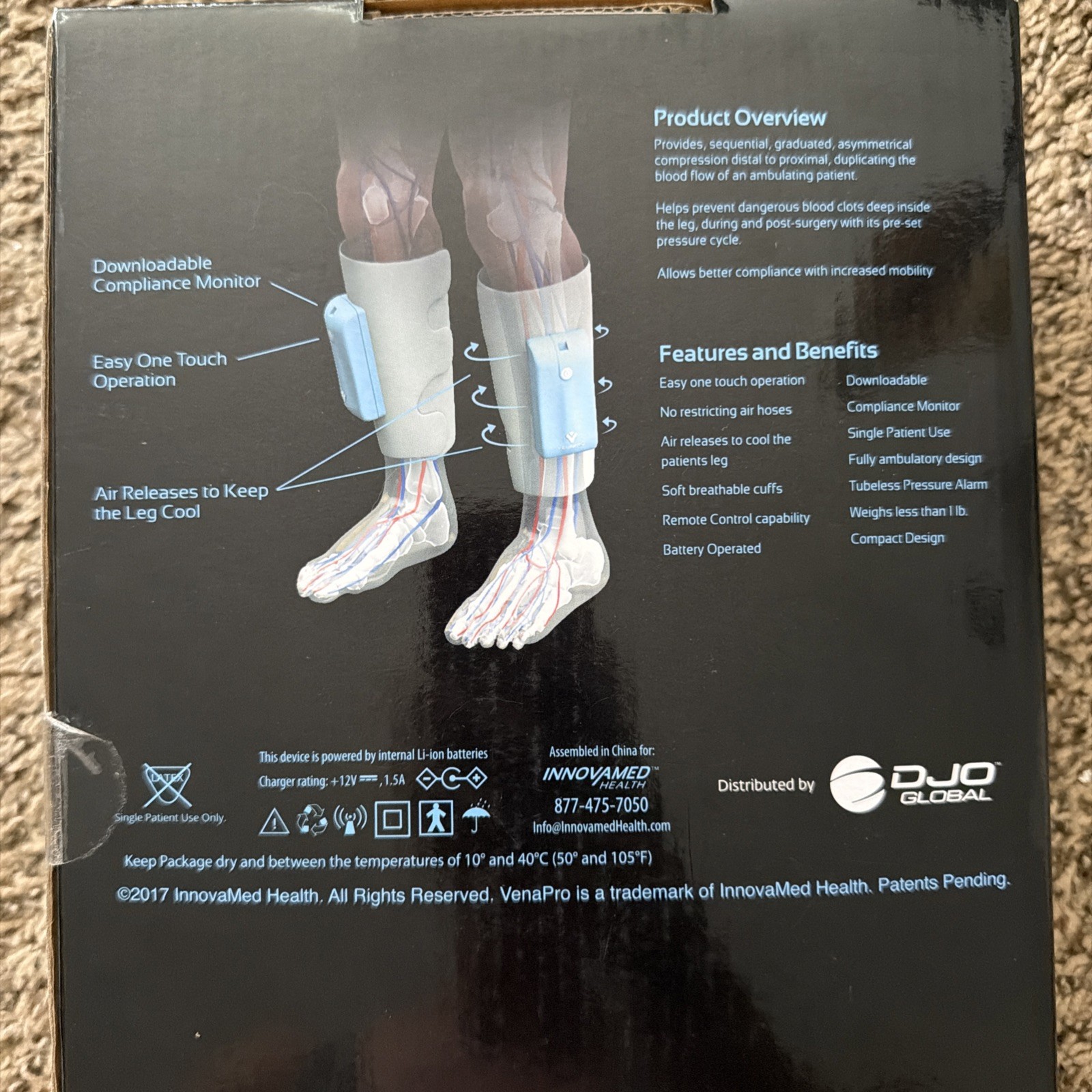 Venapro Vascular Dual Leg Compression System by DJO Global