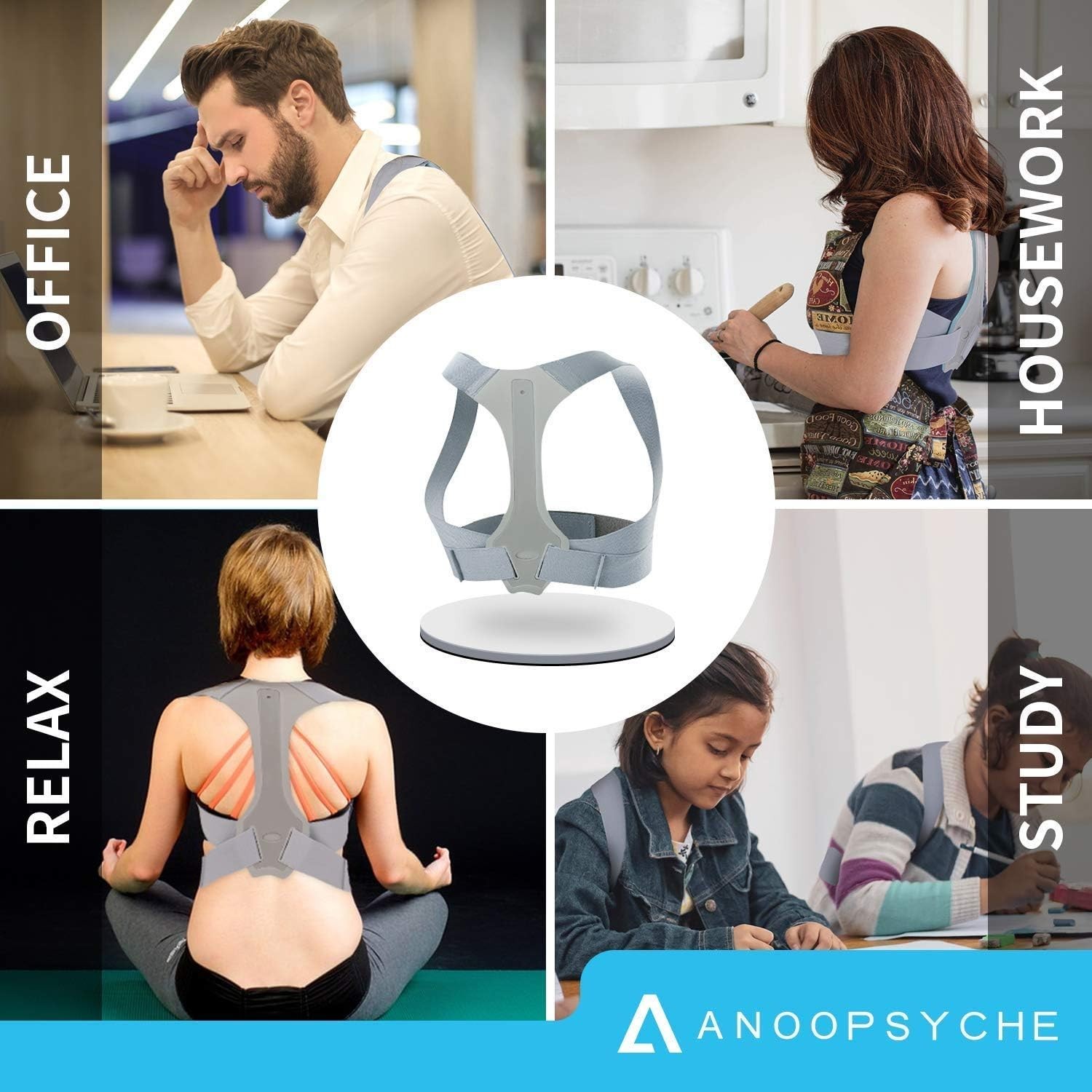 M Adjustable Posture Brace – Invisible Support for Better Alignment & Confidence