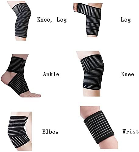 Elastic Lower Leg Calf Compression Support Bandage Sleeve Wrap for Women and …