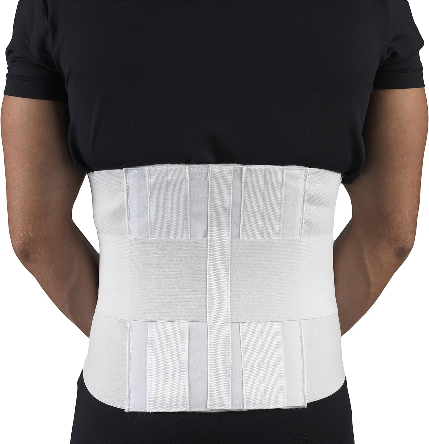 OTC Lumbo-Sacral Support w/Abdominal Uplift, White, X-Small