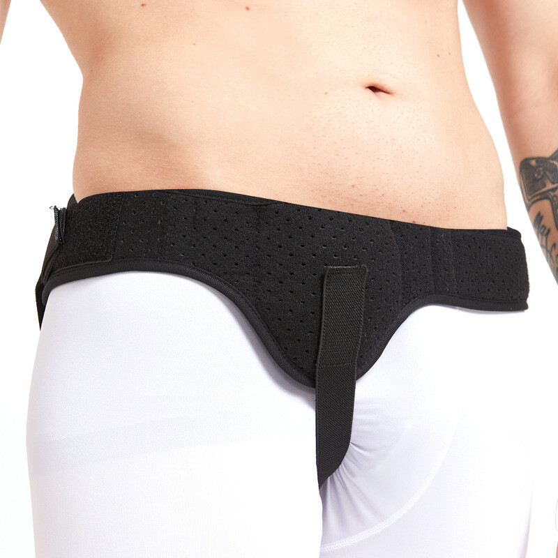 Single Hernia Support Inguinal Groin Hernia Belt Pain Relief Truss Brace Unisex