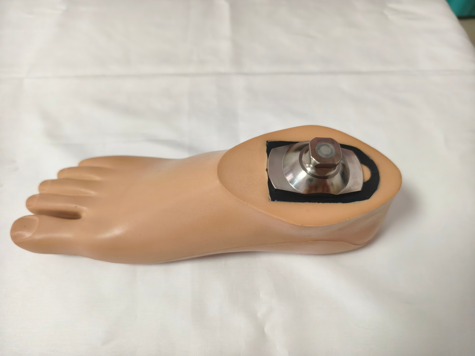 Waterproof SACH Prosthetic Foot w/ Carbon Fiber Keel 22-28cm L/R