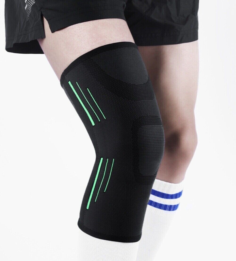 2PCS Knee Brace Sleeve Compression Support Sport Gym Joint Pain Arthritis Relief
