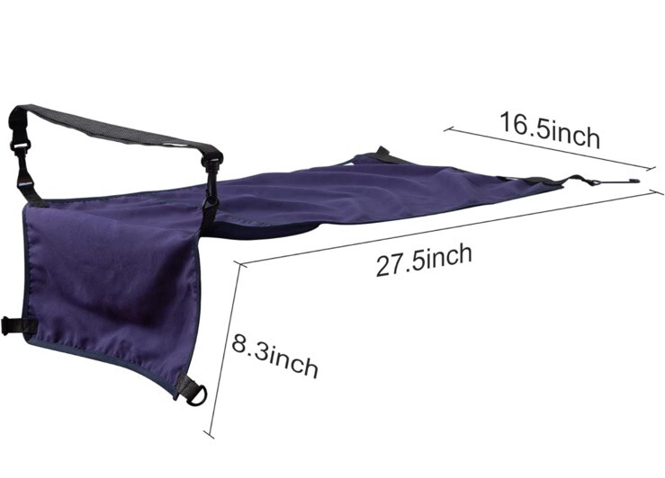 Miller Eclipse Airplane & Train Seat Extender Bed Flight Hammock Cot Reinforced