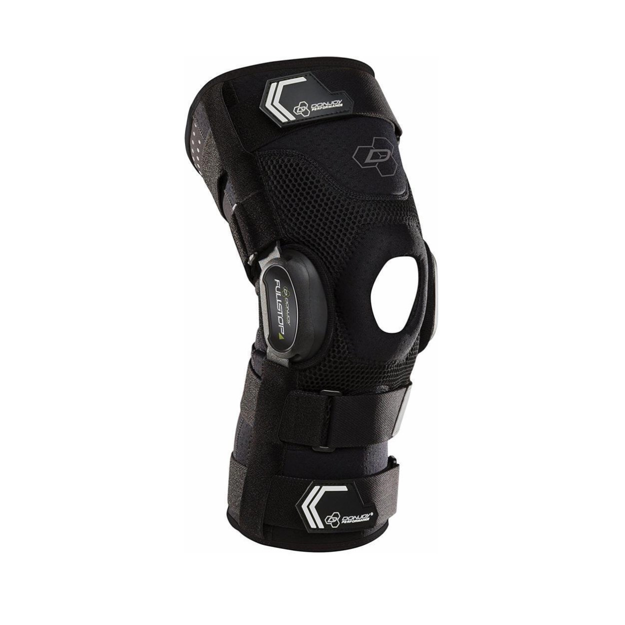 DonJoy Performance BIONIC FULLSTOP Knee Brace (Black, Extra Large) and Ice Pack