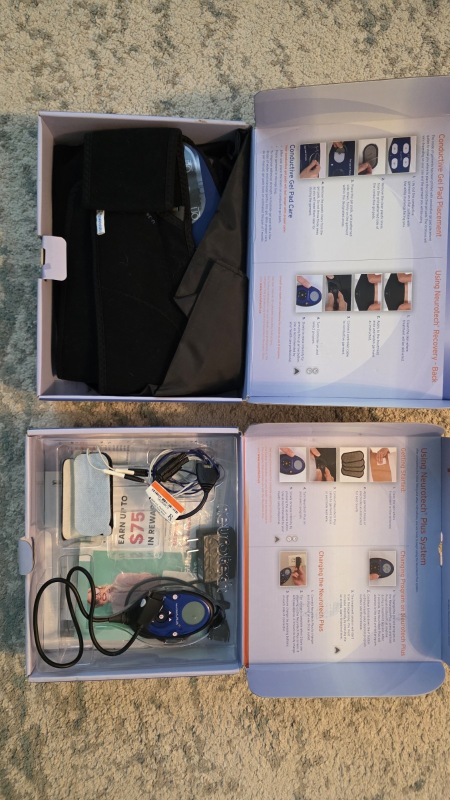 Neurotech Plus TENS Unit + Back Pain Kit