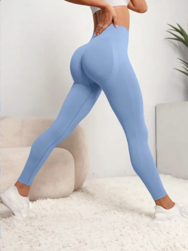 Women Gym Seamless Leggings Yoga Sports Pant Stretchy High Waist Fitness Sports