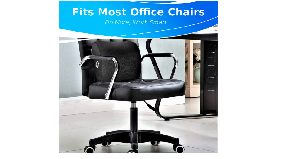 Lumbar Pillow Support Ergonomic Office Chair Lower Back Comfort Memory Foam Car