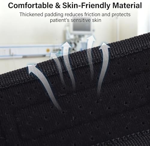 Patient Medical Restraints, Adjustable Bed Restraints Belts for Wrists and Ankle