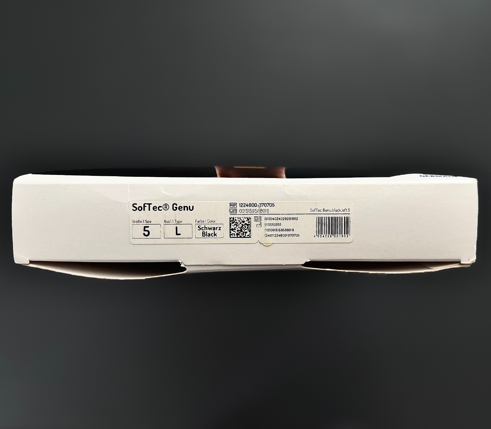 New Bauerfeind SofTec Genu Knee Brace – Left Knee Orthosis Size 5