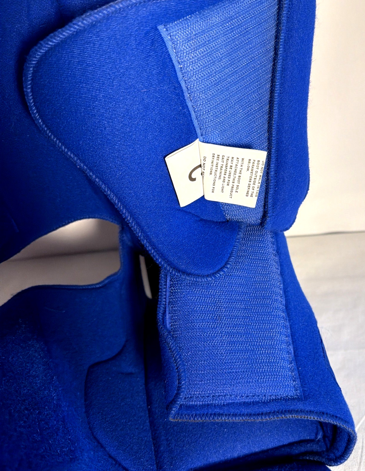 DeRoyal Ankle Contracture Boot VelFoam with Boot Sole Large