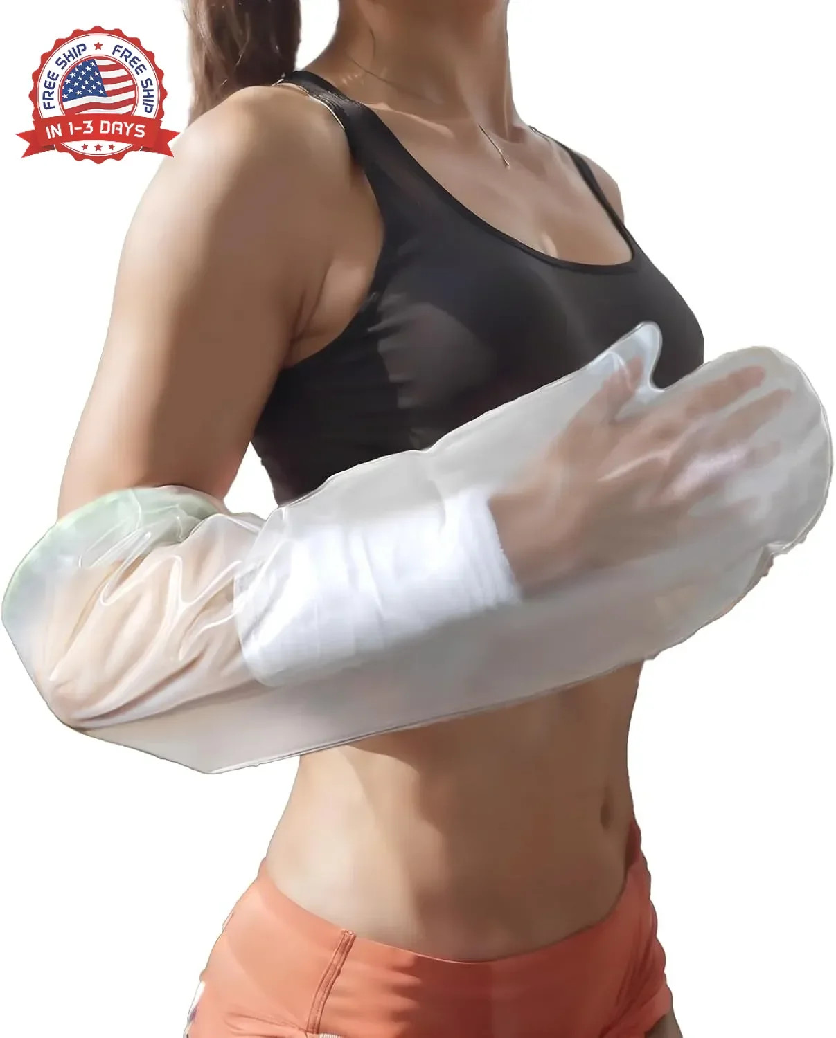 100% Waterproof Arm Cast Cover for Shower Adult Cast Covers Protector Sleeve Bag