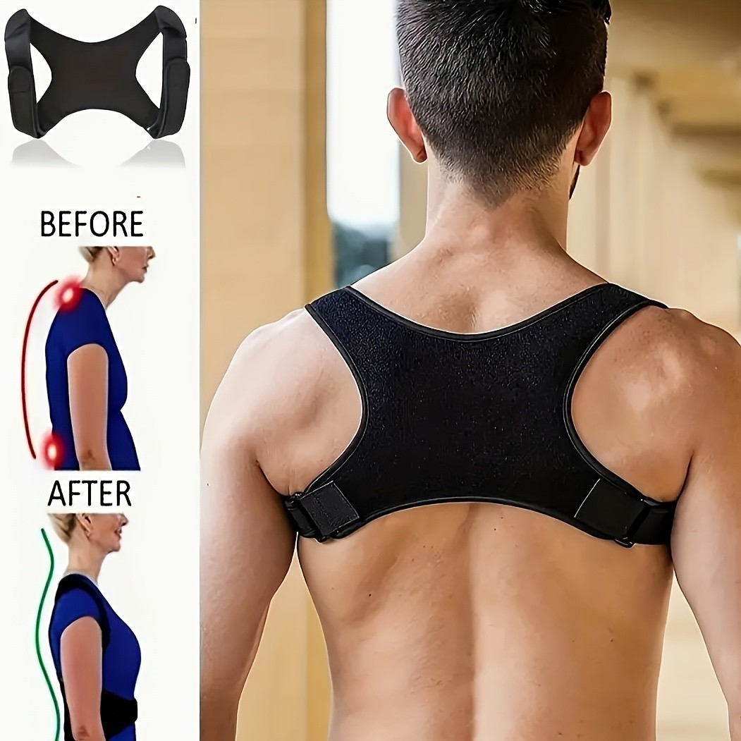 Adjustable Posture Corrector Back Shoulder Support Correct Brace Belt Men Women