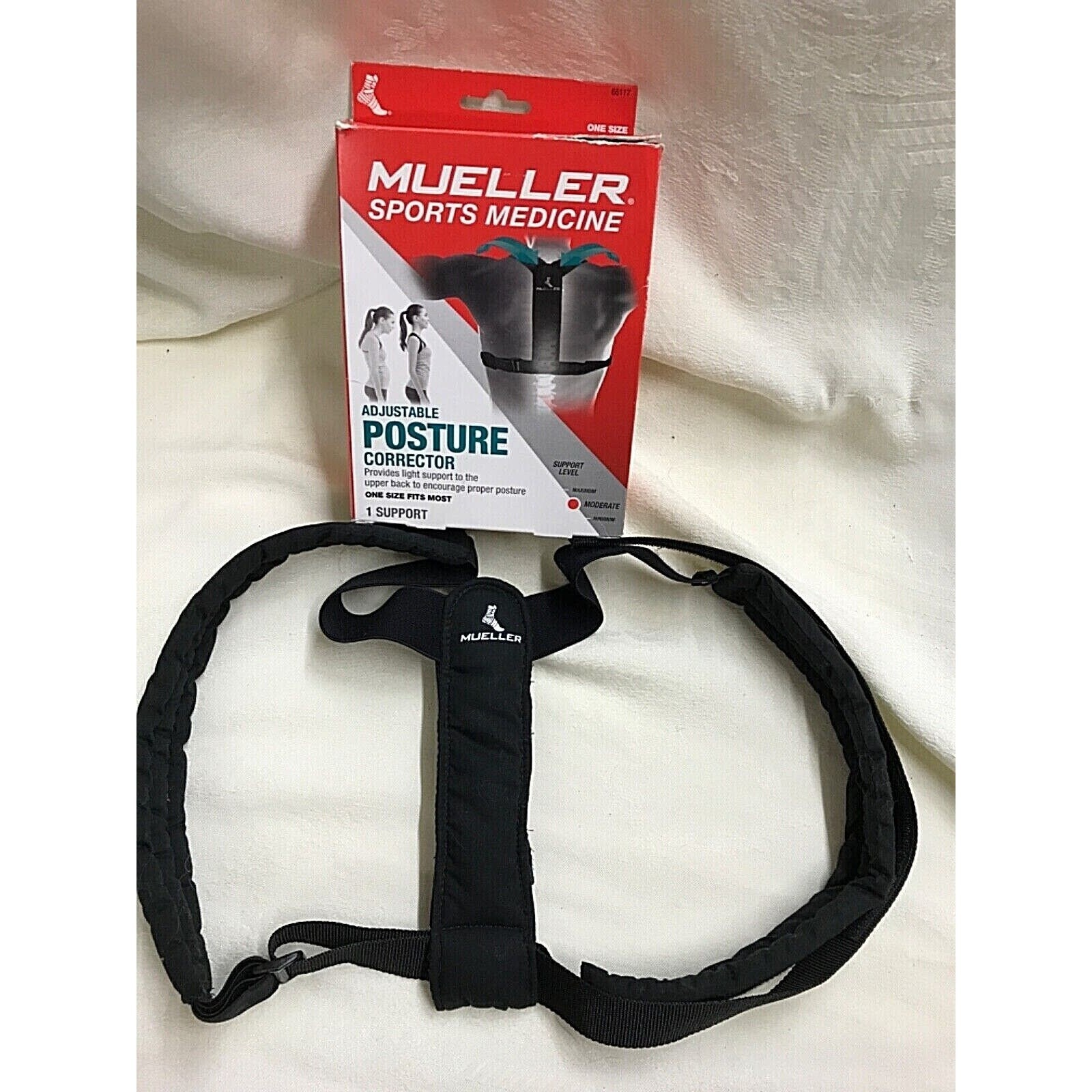 Mueller Adjustable Posture Corrector One Size Fits Most – Used
