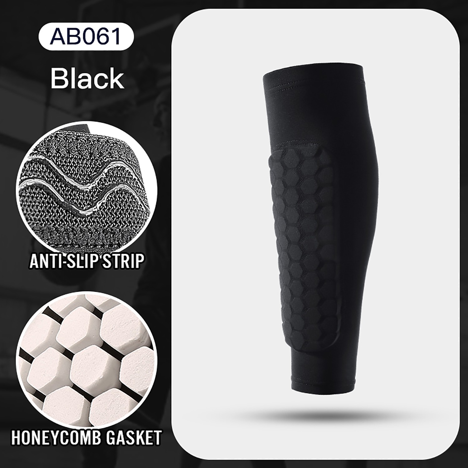 1Pcs Soccer Shin Guards Shin Pads Calf Compression Sleeve for Kids Youth Adults