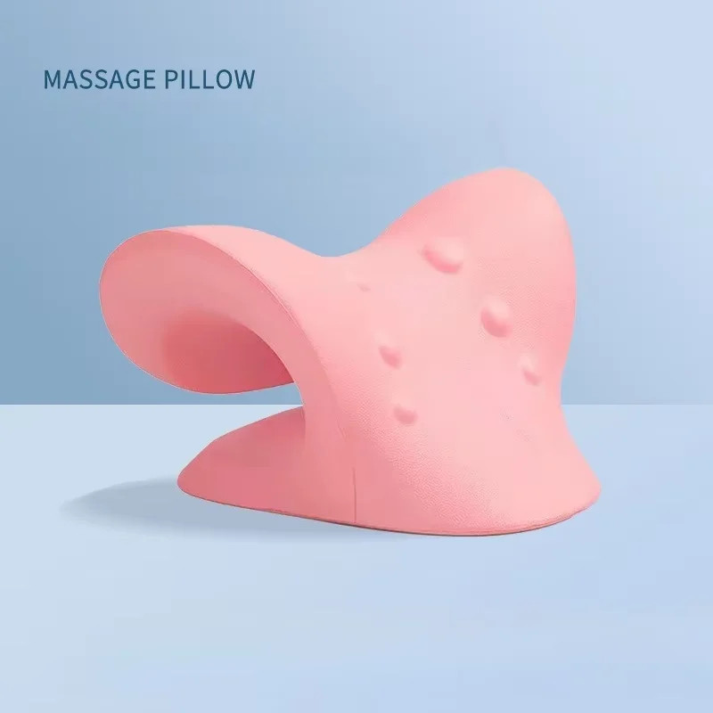 CShaped Pillow Cervical Massage Pillow Neck Correction Traction Support Massage