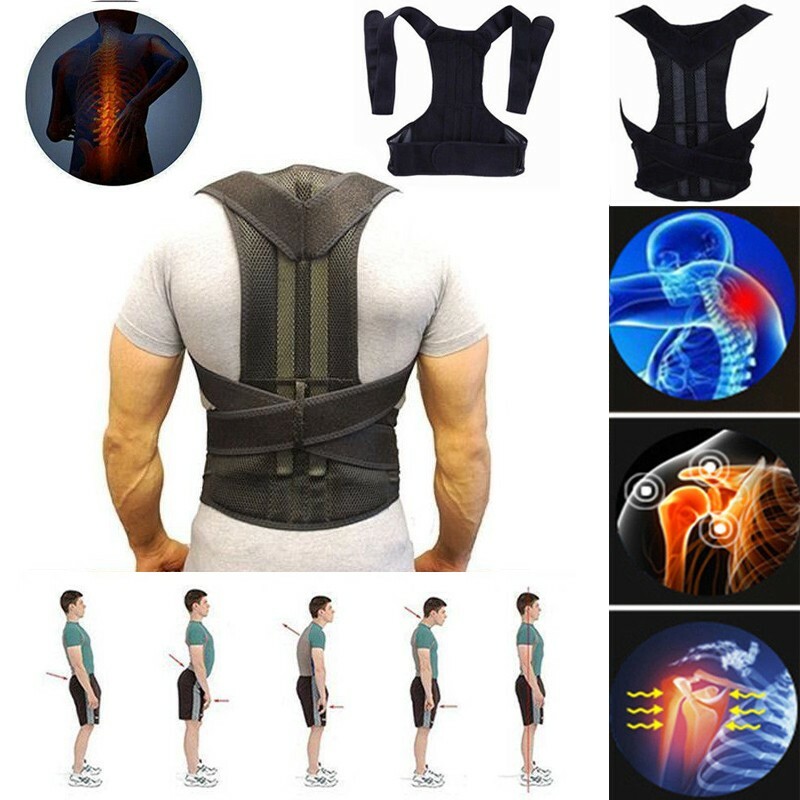 Heavy Duty Lift Lumbar Lower Back Waist Support Belt Brace Suspenders for Work