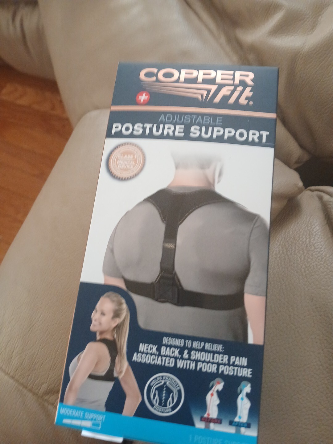 Copper Fit Health + Adjustable Posture Support (Chest 33″-44″)