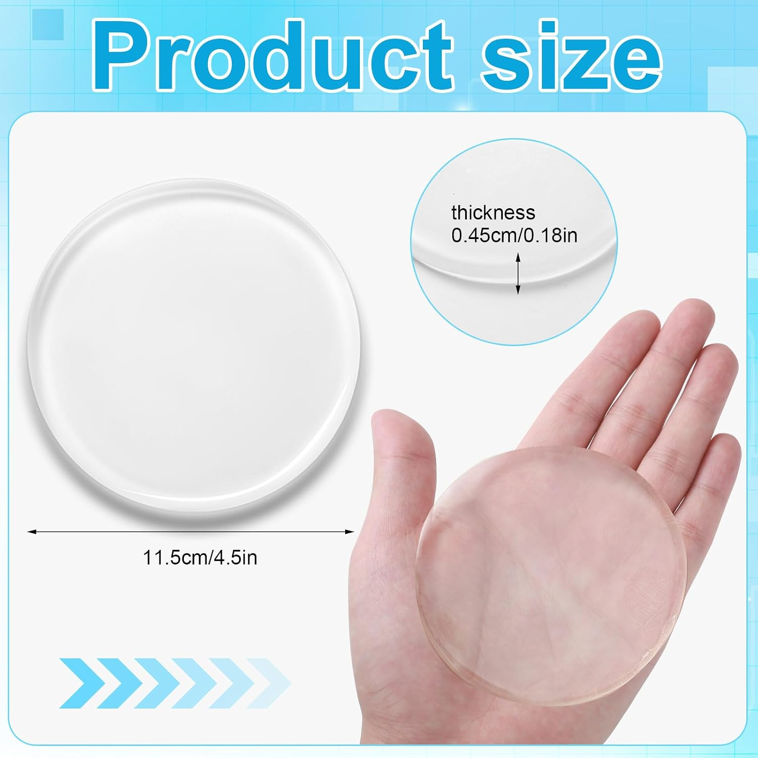 6 Pcs Prosthetic Leg Pads Prosthetic Liner Patch Amputee Pads Prosthesis Liner A