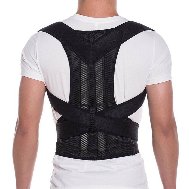 Heavy Duty Lift Lumbar Lower Back Waist Support Belt Brace Suspenders for Work