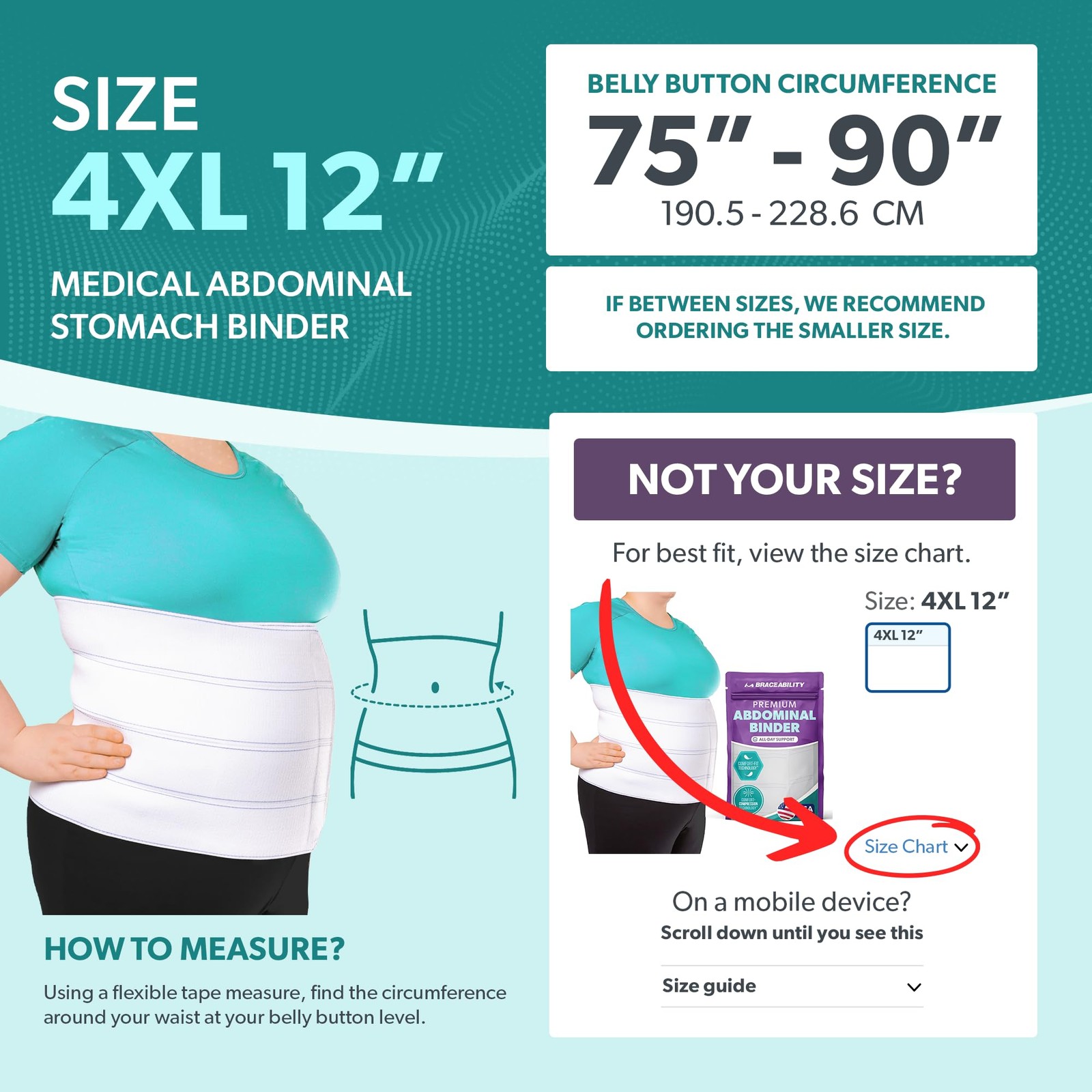 Plus Size Abdominal Binder for Post Surgery Recovery – Bariatric Stomach Hern…