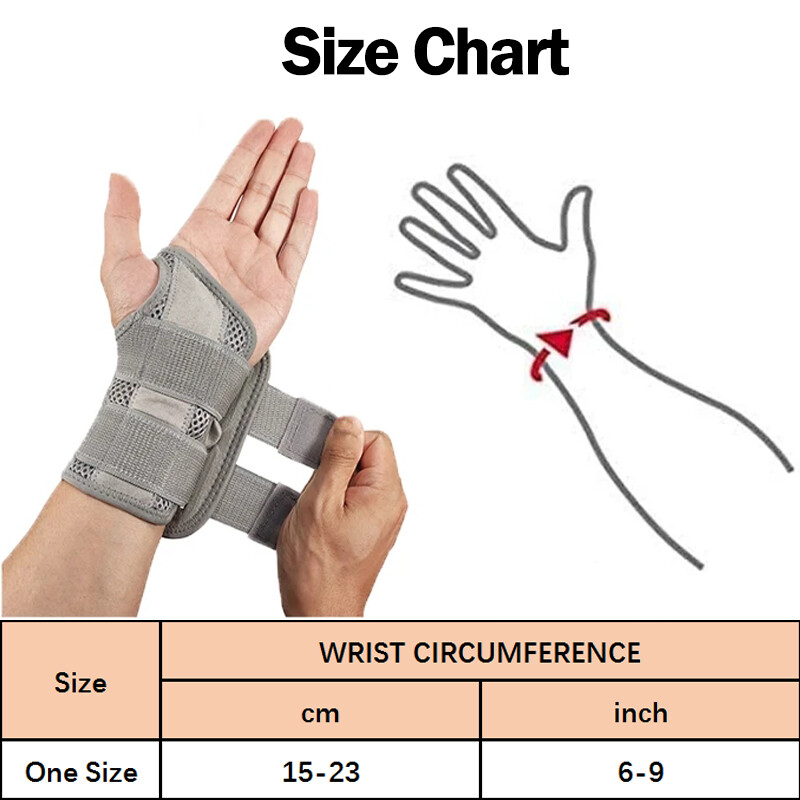 Wrist Hand Brace Night Support With Bone Splint Carpal Tunnel Sprain Arthritis