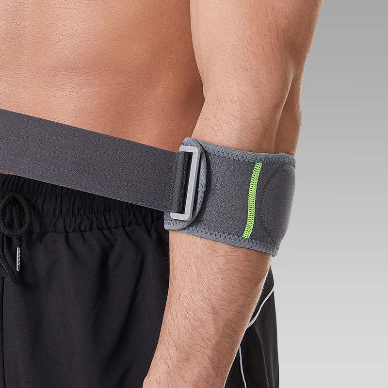 1pc Adjustable Elbow Support Brace With Compression Fit & Stabilizing Strap