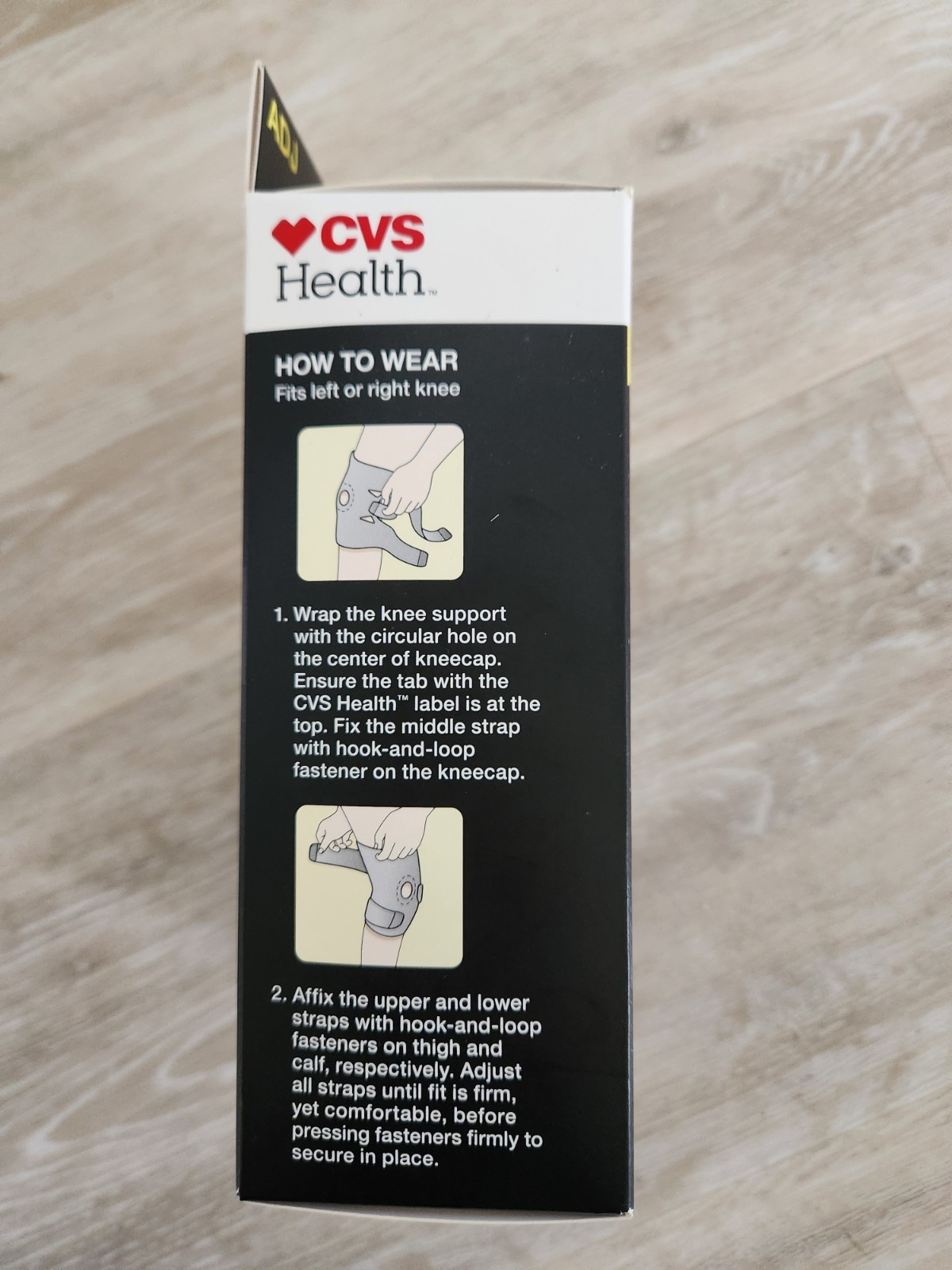 CVS Health Moderate Support Adjustable Knee Brace One Size Comfortable Fit