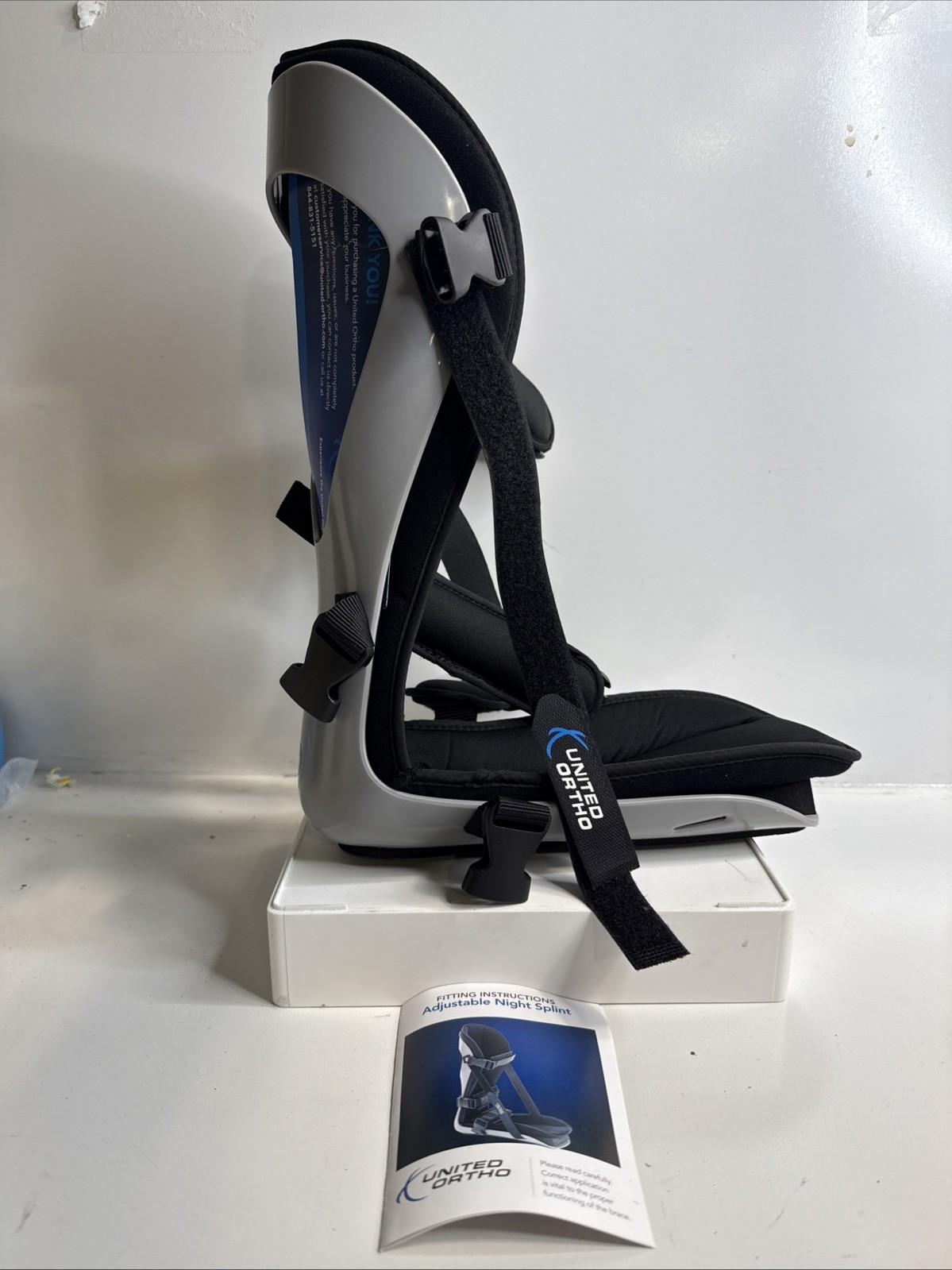United Ortho Adjustable Night Splint Brace Boot Day Night – MD